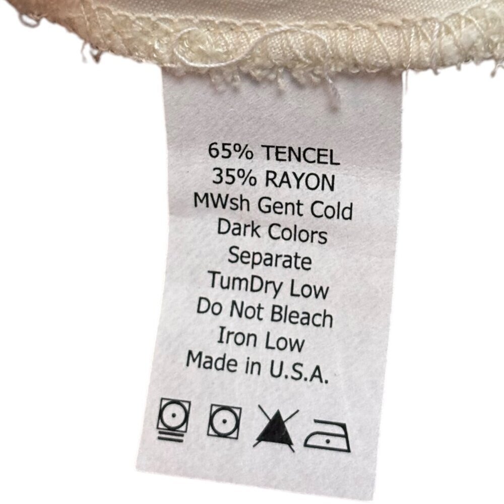 NWT Click CMC Tank Top Size Small Cream Made in USA New - Picture 5 of 5